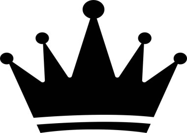 Prenses Crown Simge Koleksiyonu ve Grup Siyah Kraliyet Tacı, Kraliçe Diadem, Lüks Mücevher Sembol Taşı Moda, Zarafet, Güzellik, Cazibe ve Dekoratif Tasarım Tarzı Vektörü