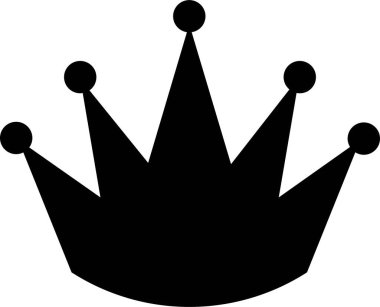 Prenses Crown Simge Koleksiyonu ve Grup Siyah Kraliyet Tacı, Kraliçe Diadem, Lüks Mücevher Sembol Taşı Moda, Zarafet, Güzellik, Cazibe ve Dekoratif Tasarım Tarzı Vektörü