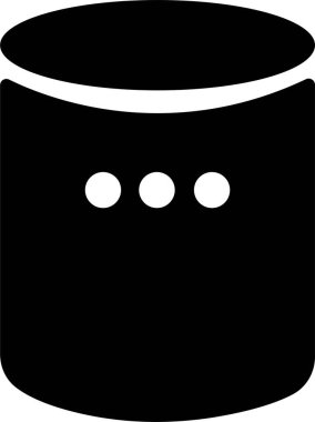 Robotic and Automation Icon of Artificial Intelligence, Machine Learning, and Industrial Robot Symbols, Black Flat Vector AI Technology and Innovation Design