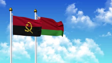 Kutuptaki ANGOLA ve BELARUS bayrakları alfa kanalına dahil.