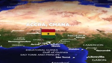 Accra GHANA 'dan Lefkoşe' ye bayrak iğneli uçuş