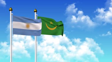 Kutupta alfa ile birlikte ARGENTINA ve MAURITANIA bayrakları sallanıyor