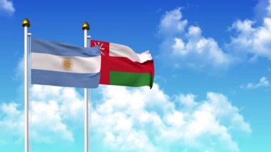 Kutupta alfa ile birlikte ARGENTINA ve OMAN bayrakları dalgalanıyor