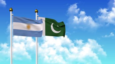 Kutupta alfa ile birlikte ARGENTINA ve PAKISTAN bayrakları dalgalanıyor