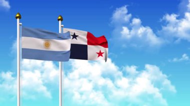 Kutupta alfa ile birlikte ARGENTINA ve Panama bayrakları dalgalanıyor