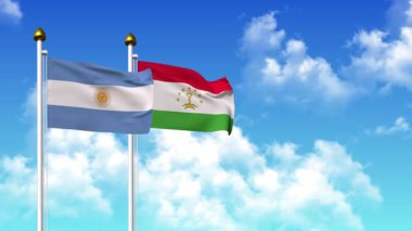 Kutupta alfa ile birlikte ARGENTINA ve Tayvan bayrakları dalgalanıyor