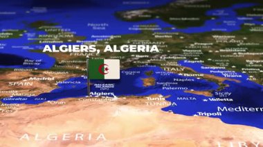 Algiers 'den Dubai' ye bayrak iğneleriyle uçuş