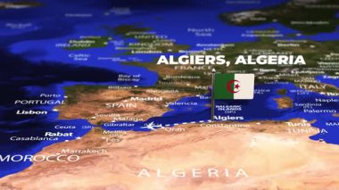 Cezayir 'den Guatemala' ya bayrak iğneli uçuş