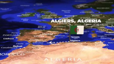 Cezayir 'den Havana' ya bayrak iğneleriyle uçuş