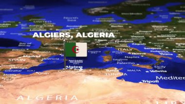 Cezayir 'den Kuveyt' e bayrak iğneleriyle uçuş