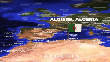 Cezayir 'den Managua' ya bayrak iğneli uçuş