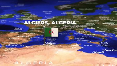 Cezayir 'den Lefkoşe' ye bayrak iğneli uçuş