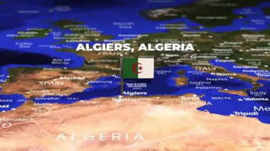 Algiers 'den Ouagadougou' ya bayrak iğneli uçuş