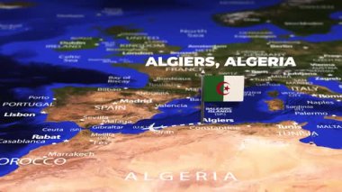 Cezayir ALGERYA 'dan Port au Prince HAITI' ye bayrak iğneleriyle uçuş