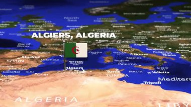 Cezayir 'den Abu Dabi' ye bayrak iğneleriyle uçuş