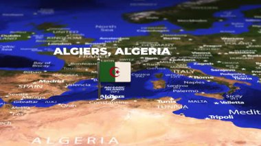 Cezayir 'den Ankara' ya bayrak iğneleriyle uçuş