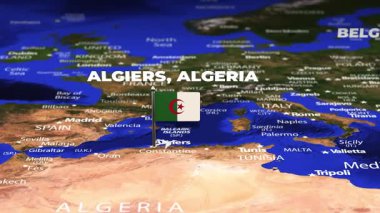 Cezayir 'den Belgrad' a bayrak iğneli uçuş