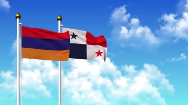 Kutupta alfa ile birlikte ARMENIA ve Panama bayrakları dalgalanıyor