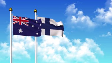 Alfa ile birlikte kutupta AUSTRALIA ve FINLAND bayrakları dalgalanıyor