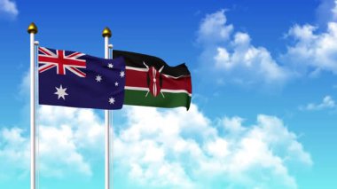 Direkte alfa ile birlikte AUSTRALYA ve KENYA bayrakları sallanıyor