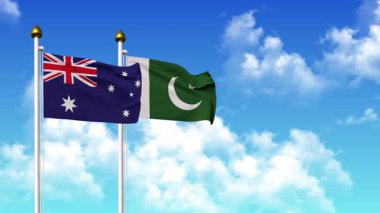 Kutupta alfa ile birlikte AUSTRALYA ve PAKISTAN bayrakları dalgalanıyor