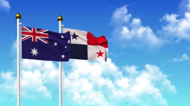 Alfa ile birlikte kutupta AUSTRALIA ve Panama bayrakları dalgalanıyor