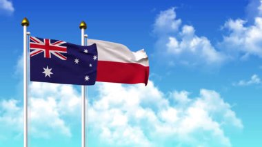 Alfa ile birlikte kutupta AUSTRALYA ve POLAND bayrakları dalgalanıyor