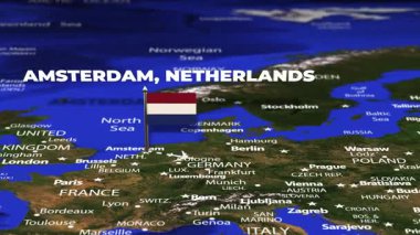 Amsterdam 'dan Tahran' a bayrak iğneleriyle gelen uçak.