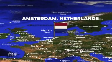 Amsterdam 'dan Nouakchott' a bayrak iğneli uçuş