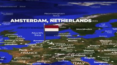 Amsterdam 'dan Kudüs' e bayrak iğneleriyle uçuş