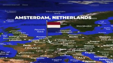 Amsterdam 'dan Bangui Orta Afrika Cumhuriyeti' ne bayrak iğneleriyle uçuş