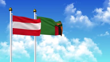 Alfa ile birlikte kutupta AUSTRIA ve ZAMBIA bayrakları sallanıyor