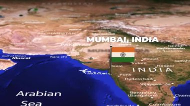 Mumbai Hindistan 'dan Cezayir' e, ALGERYA ARMENYA 'ya bayrak iğneleriyle uçuş