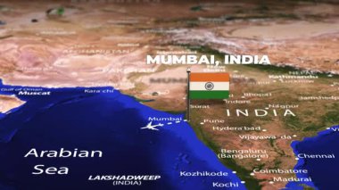 Mumbai 'den Kinshasa' ya uçuş. CONGO DEMOKRATİK REPUBLIC ARMENIA bayrak iğneleriyle