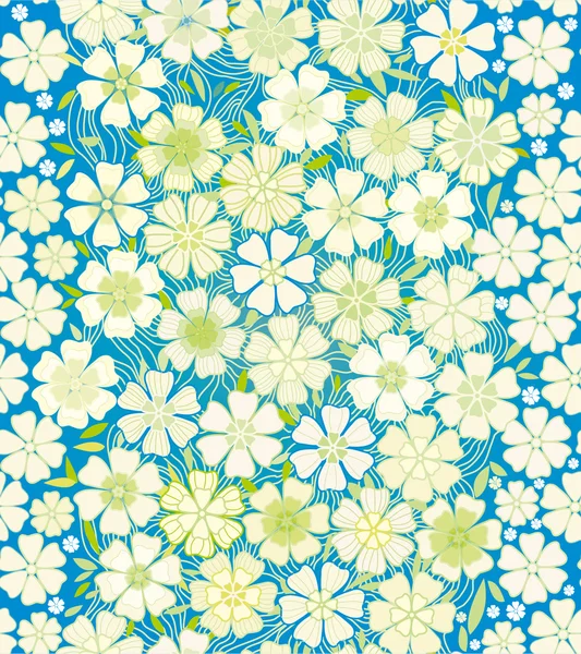 Çiçekler, yapraklar ve dallar ile arka plan