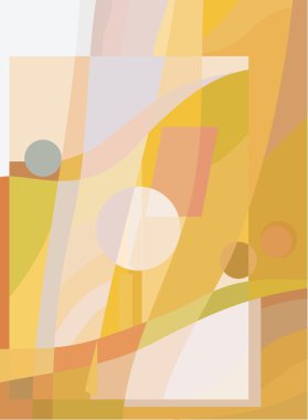 Baharın başlangıcı soyut resim