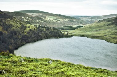  Beautiful landscape. Lough Tay lake, Ireland.