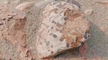 Eşsiz Doğal Taş Şablonlarını Kapat Renk ve Jeolojik Detaylar