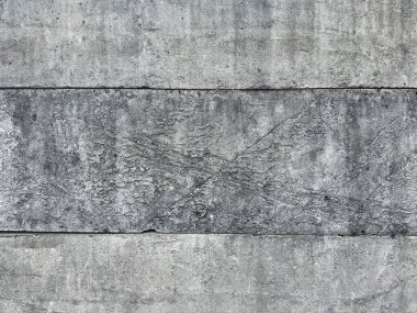 Beton ve çimento kaplı beton blokları kapatın. Yıpranmış beton bloklar. Kusursuz arkaplan dokusu.