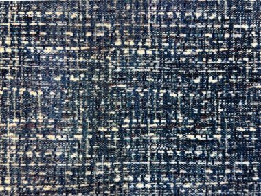 Mikro keten duvar kağıdını veya kumaşı mavi, kahverengi, gri ve beyaz iplik renginde kapayın. Kanepe ve döşeme için grafiksel arka plan. Kusursuz arkaplan dokusu.