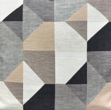 Modern geometrik elması ve kare şekilli deseni gri, beyaz ve siyah renklerle kapatın. Kusursuz arkaplan dokusu.