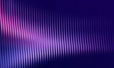 Mor ve pembe tonlarında, hafif ışık yansımaları olan dikey tırtıklı dokuya sahip soyut arkaplan.