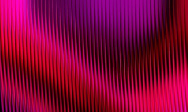 Pembeden mor renge doğru eğimli dikey pileli soyut arkaplan.