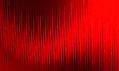 Kırmızı dikey piller pürüzsüz gradyan ve gölgelerle desenli bir kumaş arkaplan oluşturur.