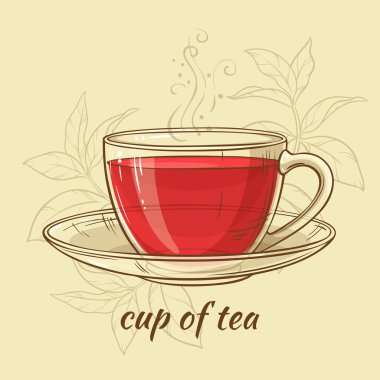Bir fincan çay.