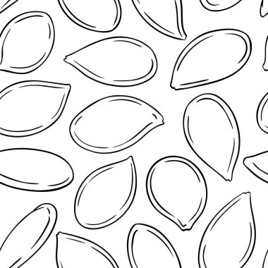 kabak çekirdeği vektör deseni