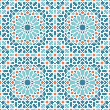 İslami Organik Kusursuz Desensiz Arkaplan EPS Vektörü