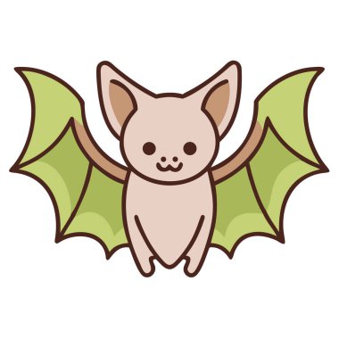 münzevi yarasa hayvan çizgi filmi