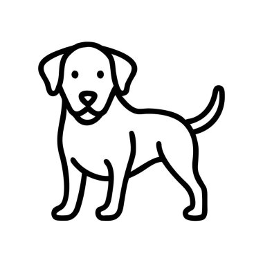 köpek üreme çizgisi biçim vektör tasarımı