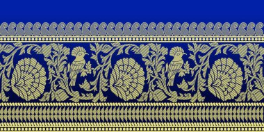 güzel grafik sari tasarımı ve bu sari tasarımı Hint stili ki bu tekstil moda endüstrisi için ve duvar kağıdı arkaplanı olarak kullanılabilir ve web sitesi bg bu stil Hindistan kökenlidir 